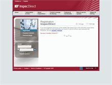 Tablet Screenshot of inspecdirect-registration.theiet.org