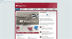 Desktop Screenshot of inspecdirect.theiet.org