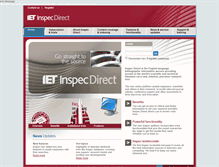 Tablet Screenshot of inspecdirect.theiet.org